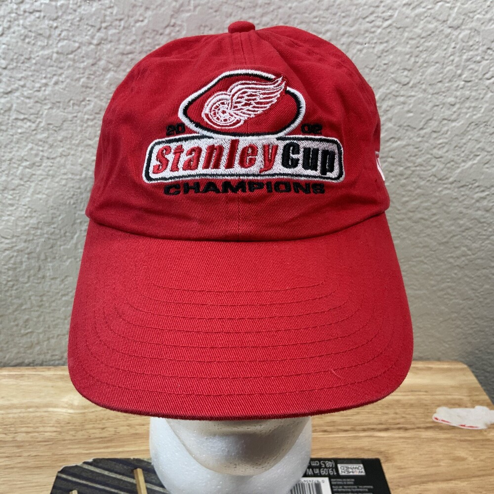 Vintage Detroit Red Wings 2002 Stanley Cup Champions Hat New Era Low Profile Cap